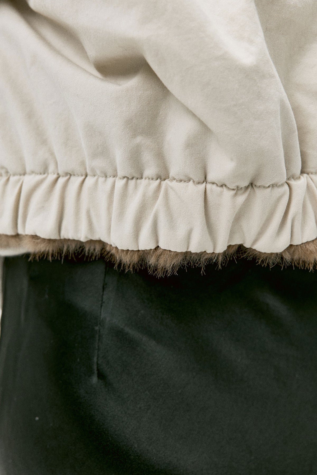 Twilight Snow Reversible Faux Fur Jacket