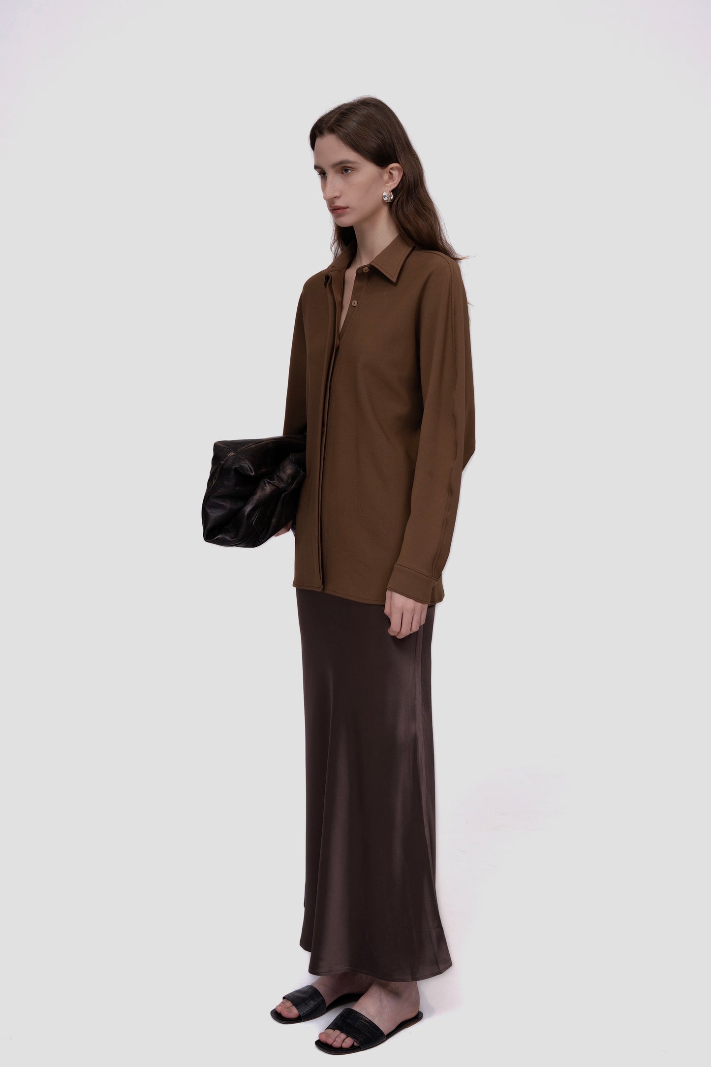 Tailored Shirt in Caramel