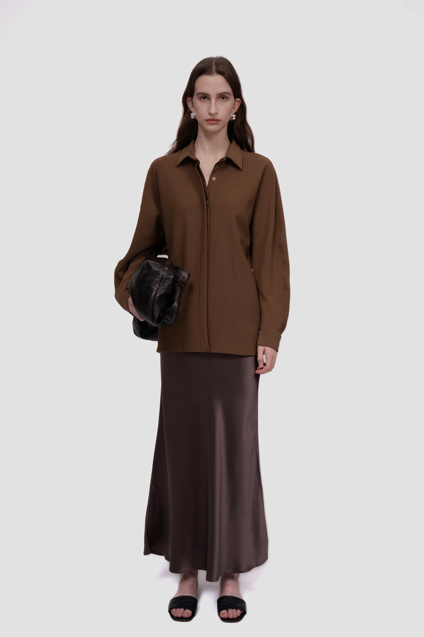 Tailored Shirt in Caramel