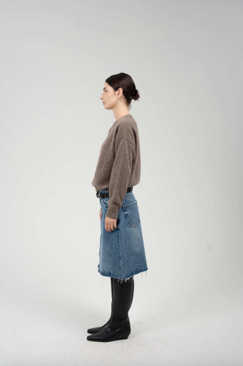 Yak Wool V-Neck Sweater