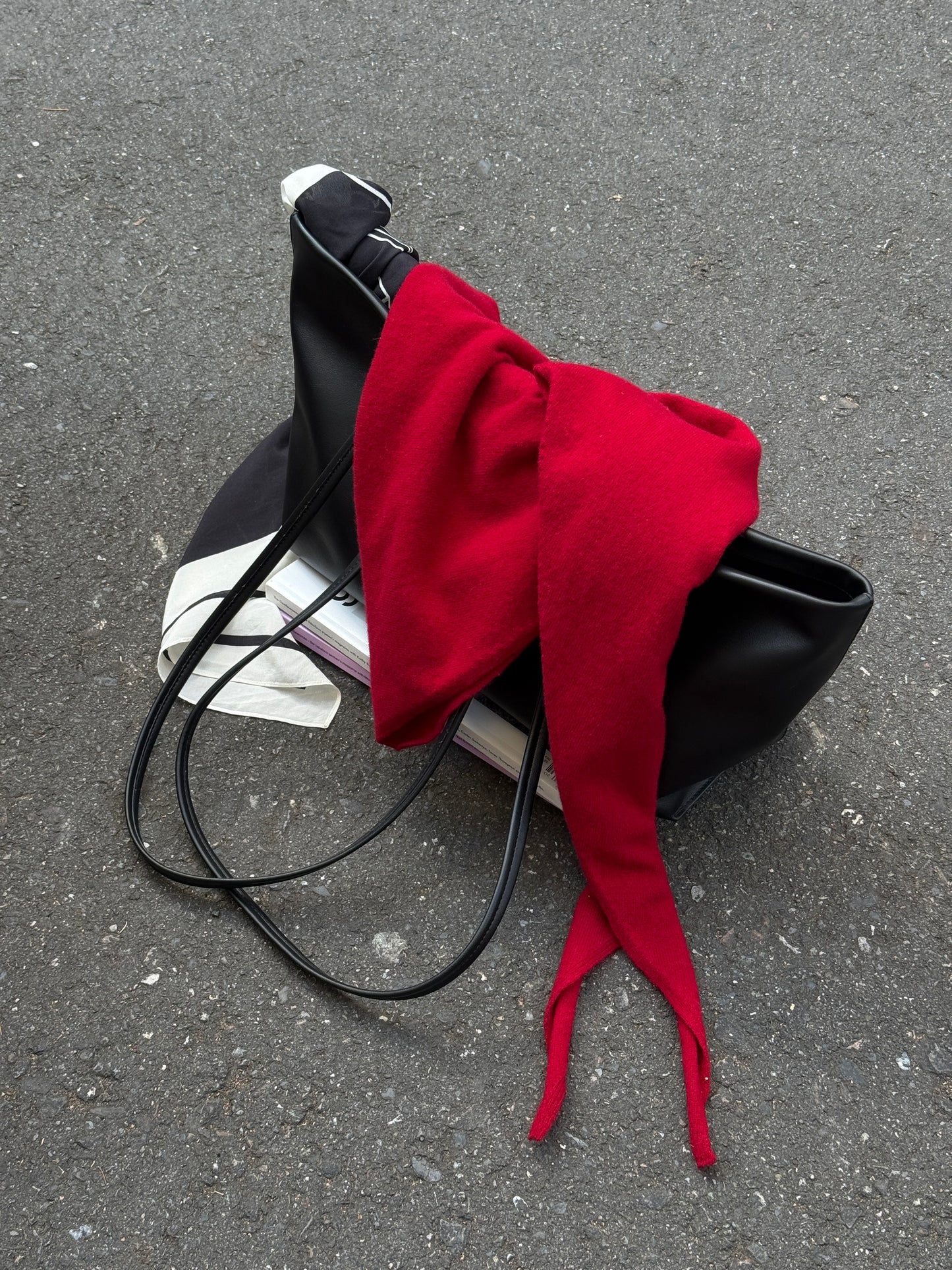 Pop Art Wool Triangle Scarf