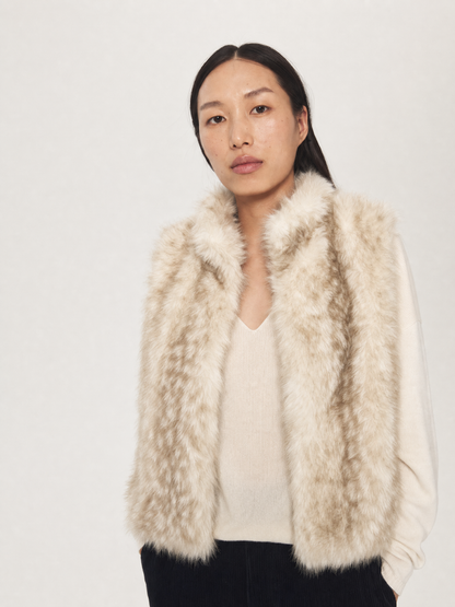 Como Winter Haze Faux-Fur Vest