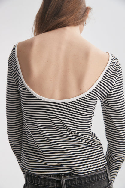 Striped Reversible Top
