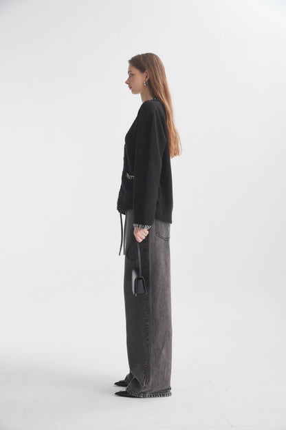 Embroidered Cardigan