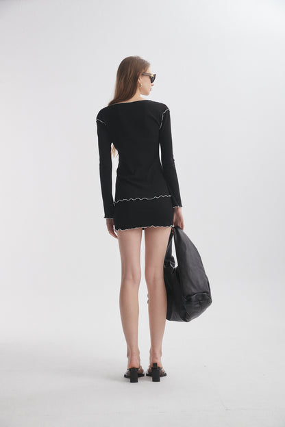 Knit Mini Skirt