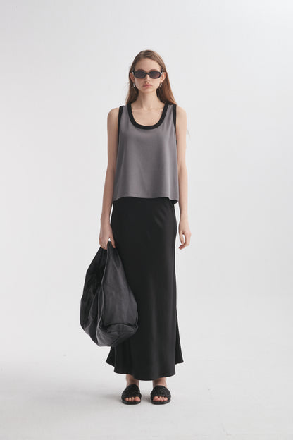 Contrasting Trim Top