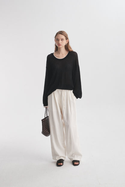 Double-Layer Long-Sleeve T-Shirt