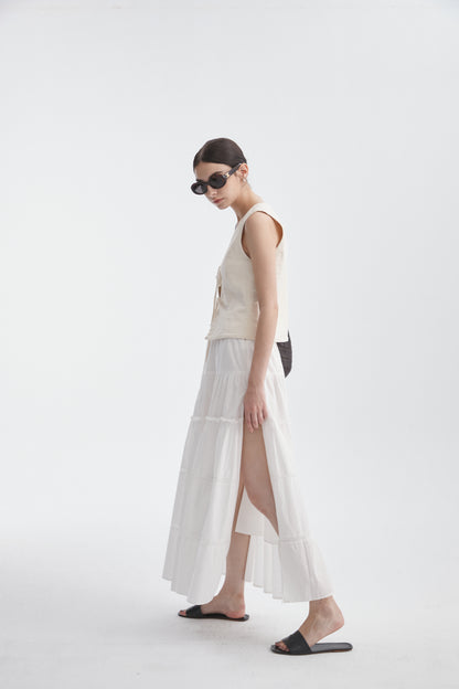 Tiered Maxi Skirt