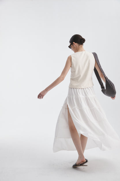 Tiered Maxi Skirt