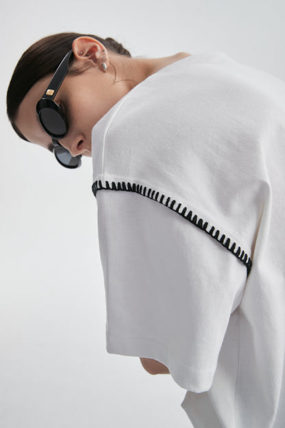 Crochet Detail T-Shirt