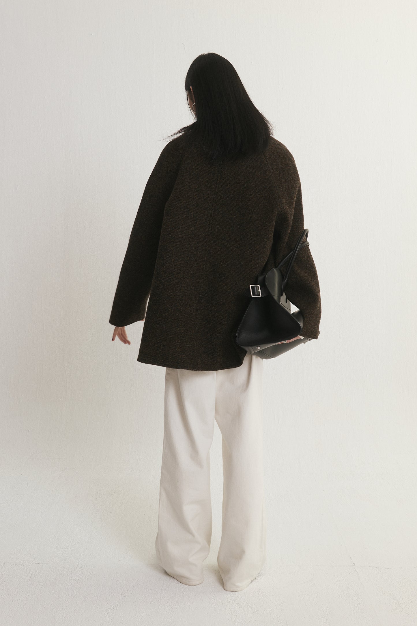 Wool Cocoon Coat