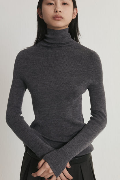 WholeGarment Knit Turtleneck