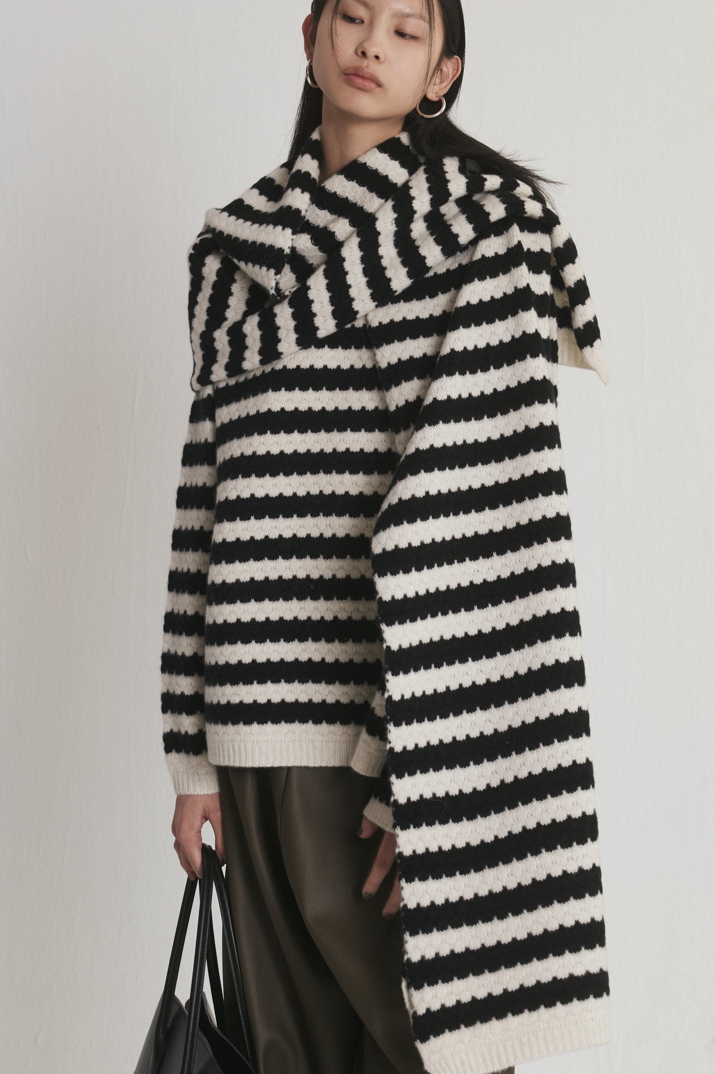 Wool Scarf in Stripe