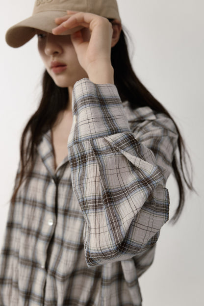 Jeju Stroll Shirt Dress Romper