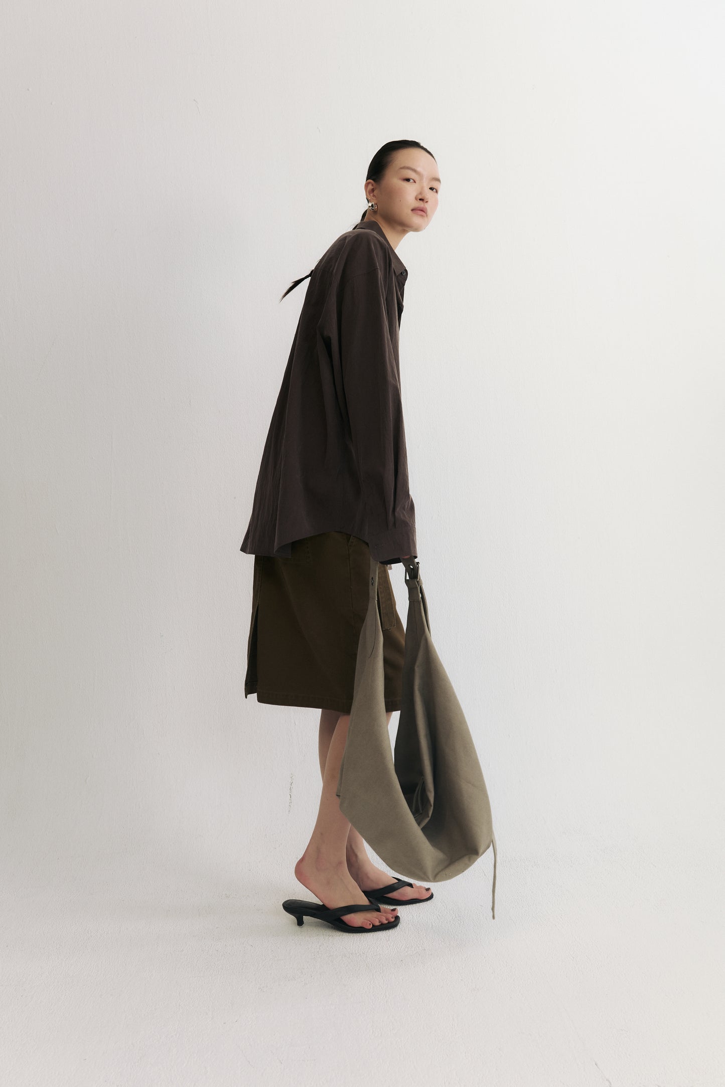 90s Belted Cargo Skirt