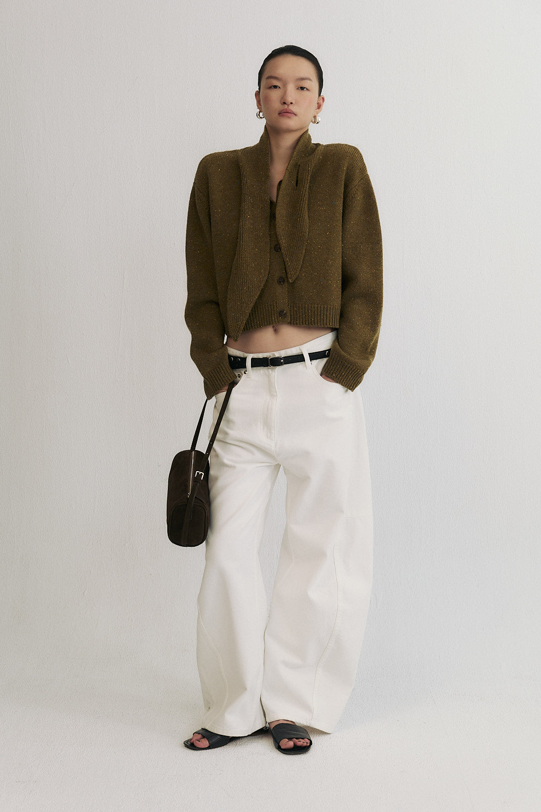 Cedar Tie-Knot Wool Sweater