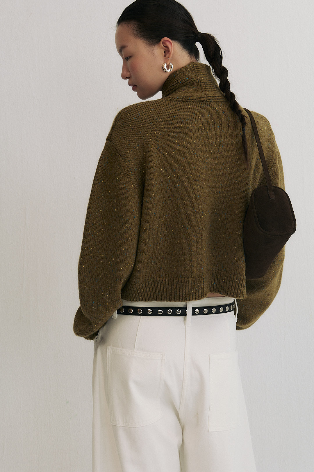 Cedar Tie-Knot Wool Sweater