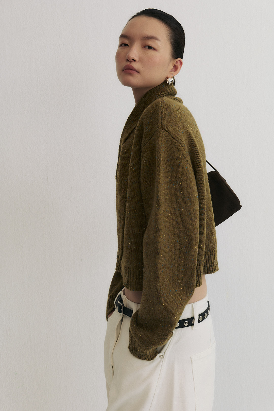 Cedar Tie-Knot Wool Sweater