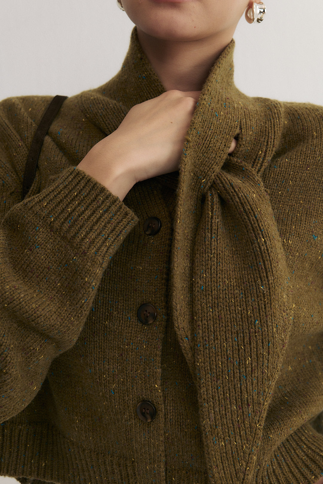 Cedar Tie-Knot Wool Sweater