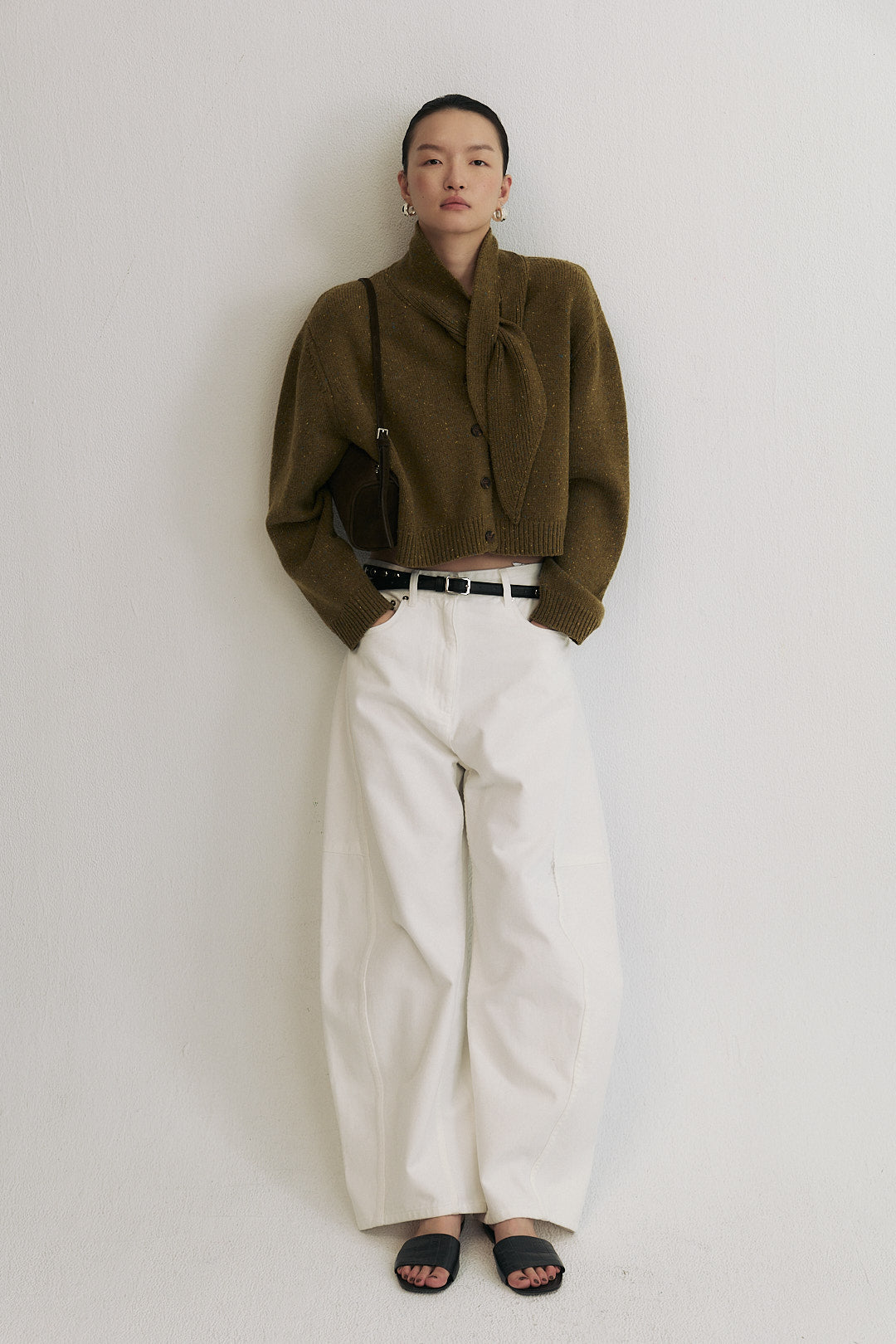 Cedar Tie-Knot Wool Sweater