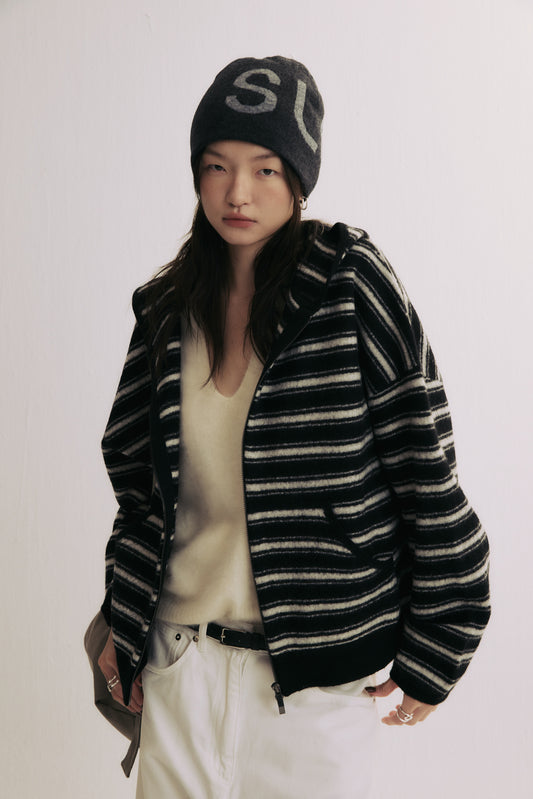 Art Student Wool Hoodie Sweater