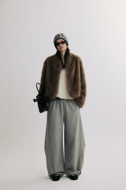 Deconstructed Horseshoe Sweatpants