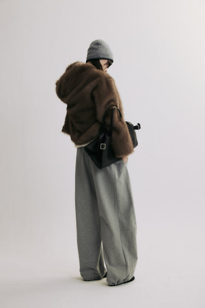 Deconstructed Horseshoe Sweatpants