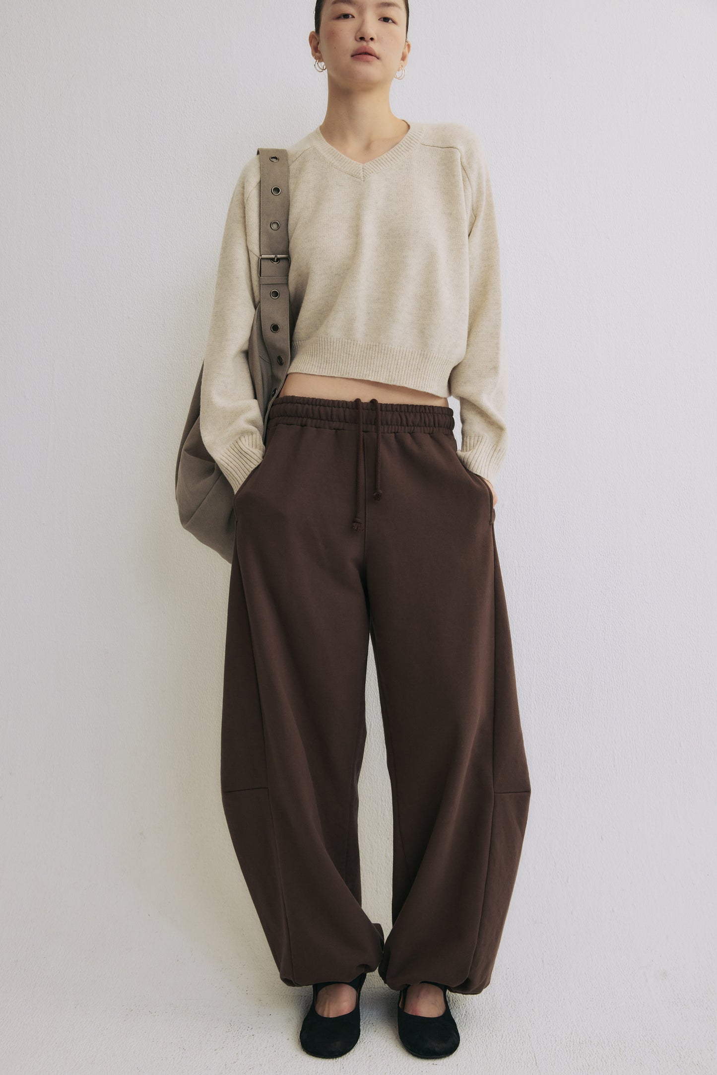 Deconstructed Horseshoe Sweatpants
