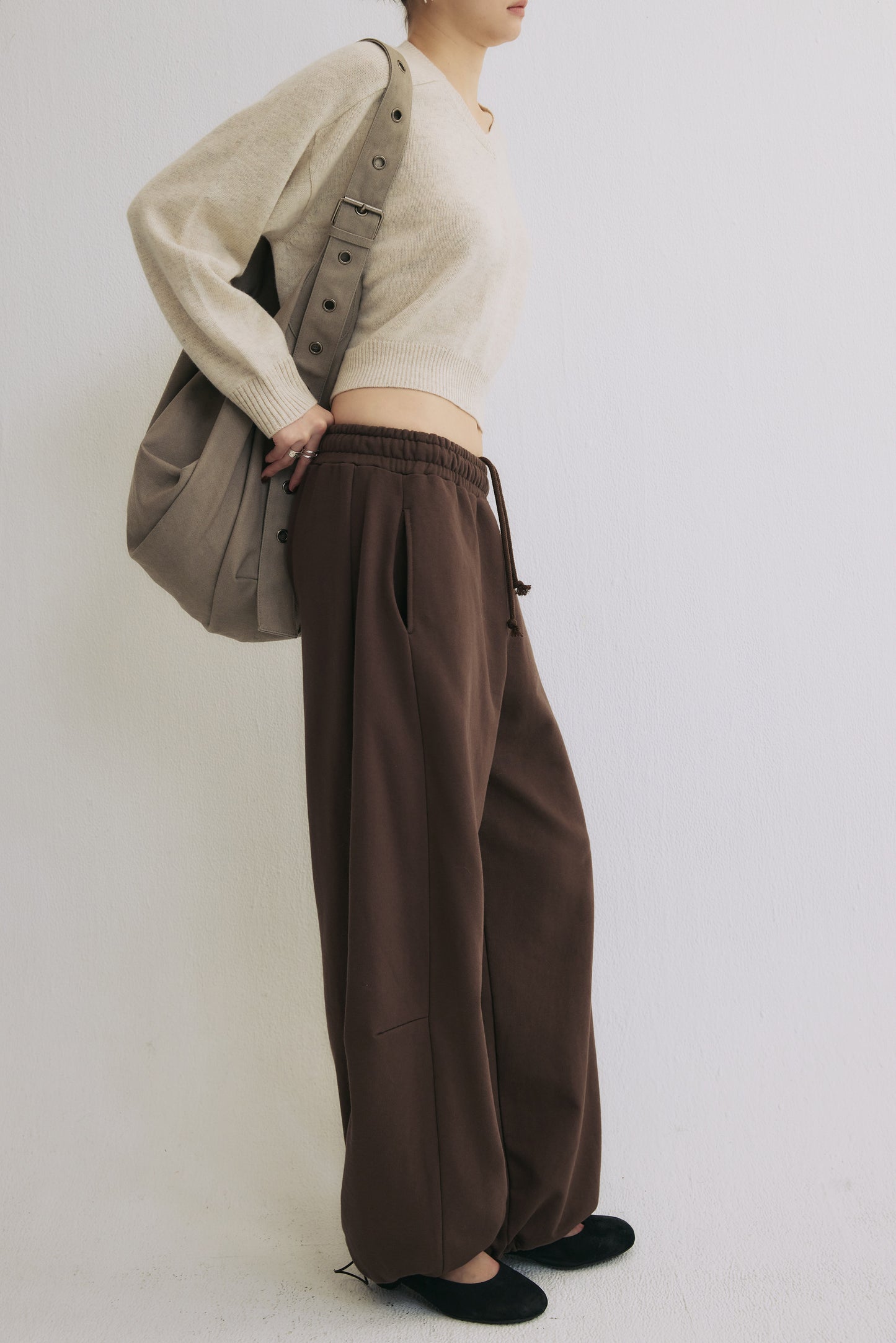 Deconstructed Horseshoe Sweatpants