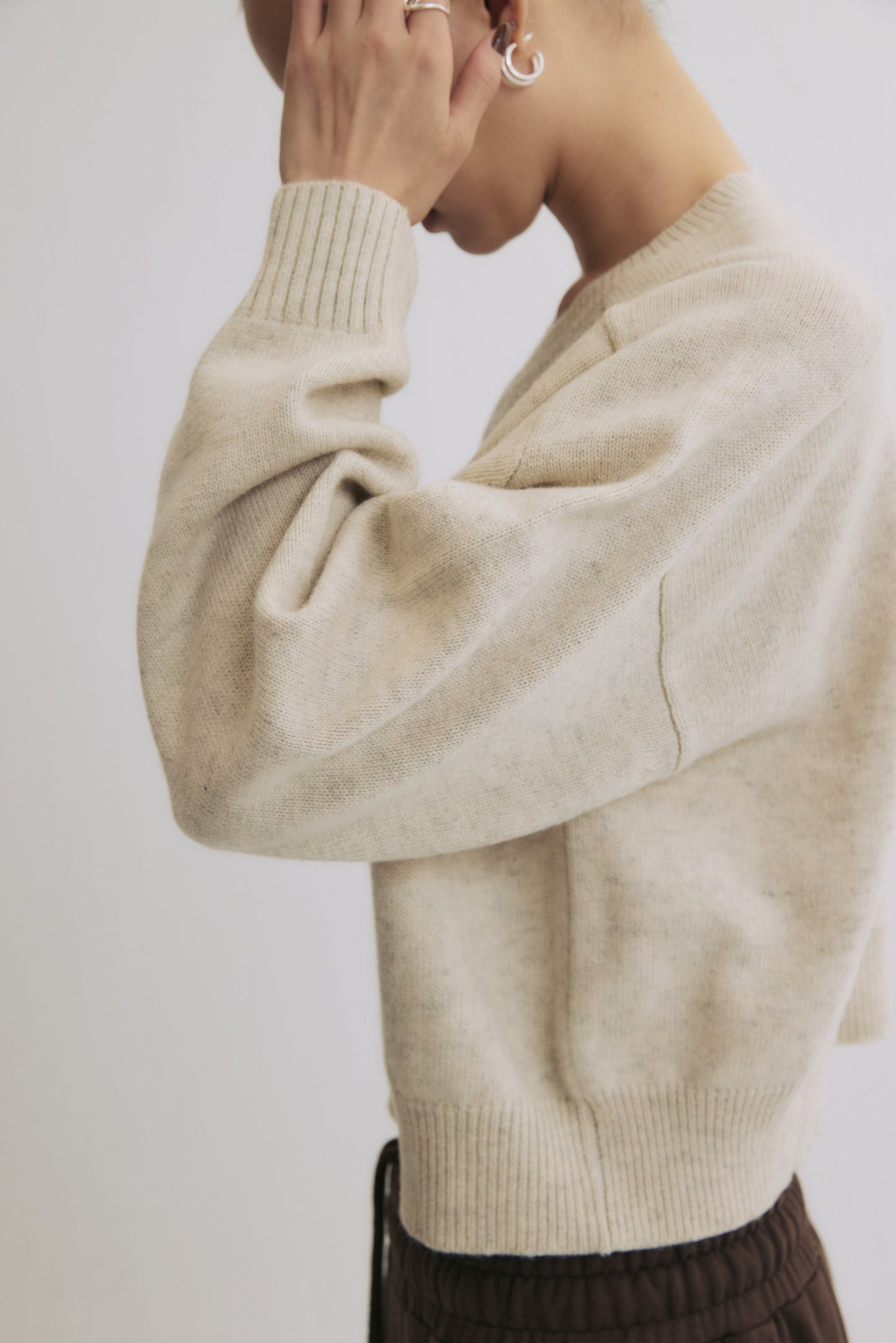 Grey Matter V-Neck Merino Sweater