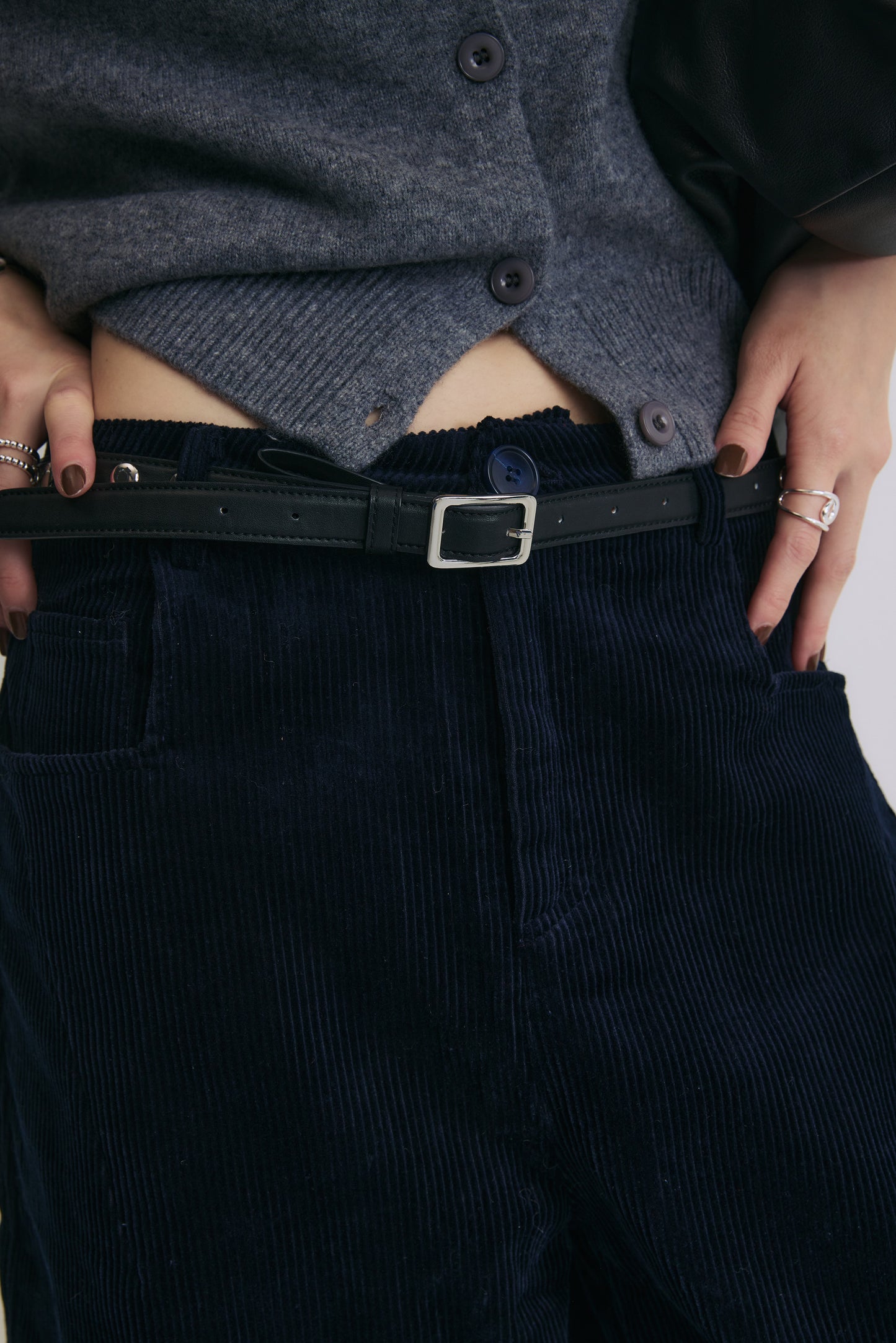 Nara Corduroy Cropped Pants