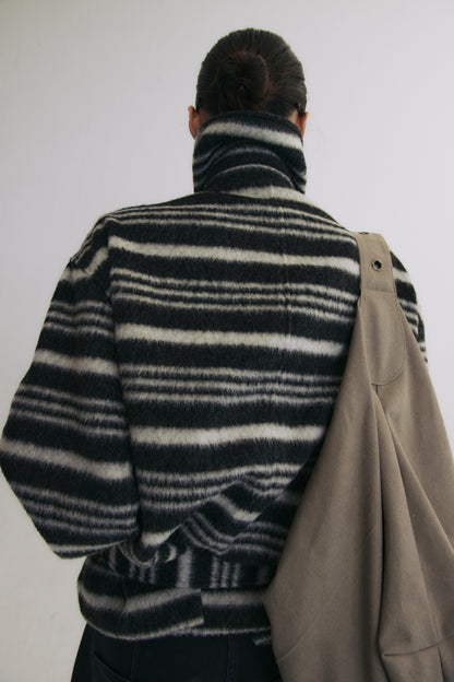 Night Stroll in Marais Wool Coat