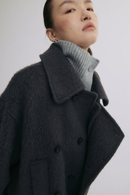 Night Stroll in Marais Wool Coat