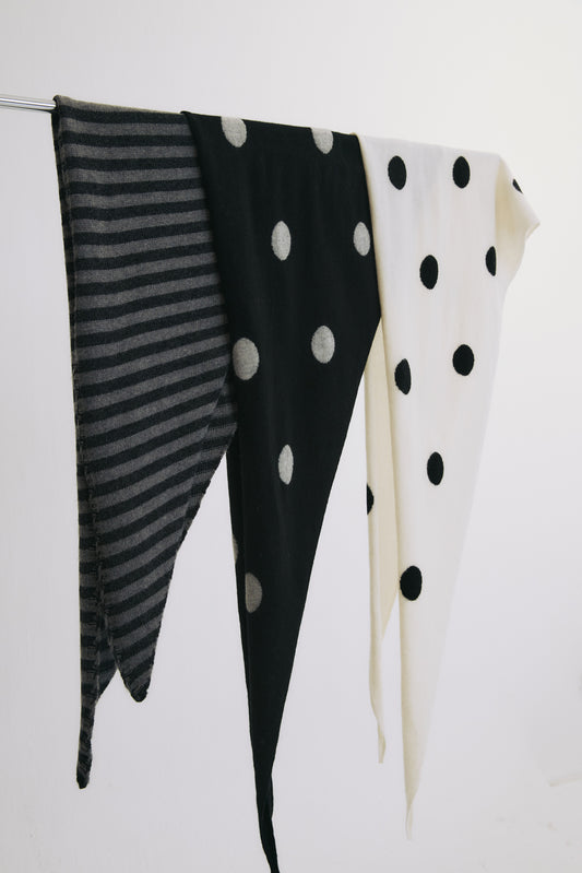Pop Art Wool Triangle Scarf