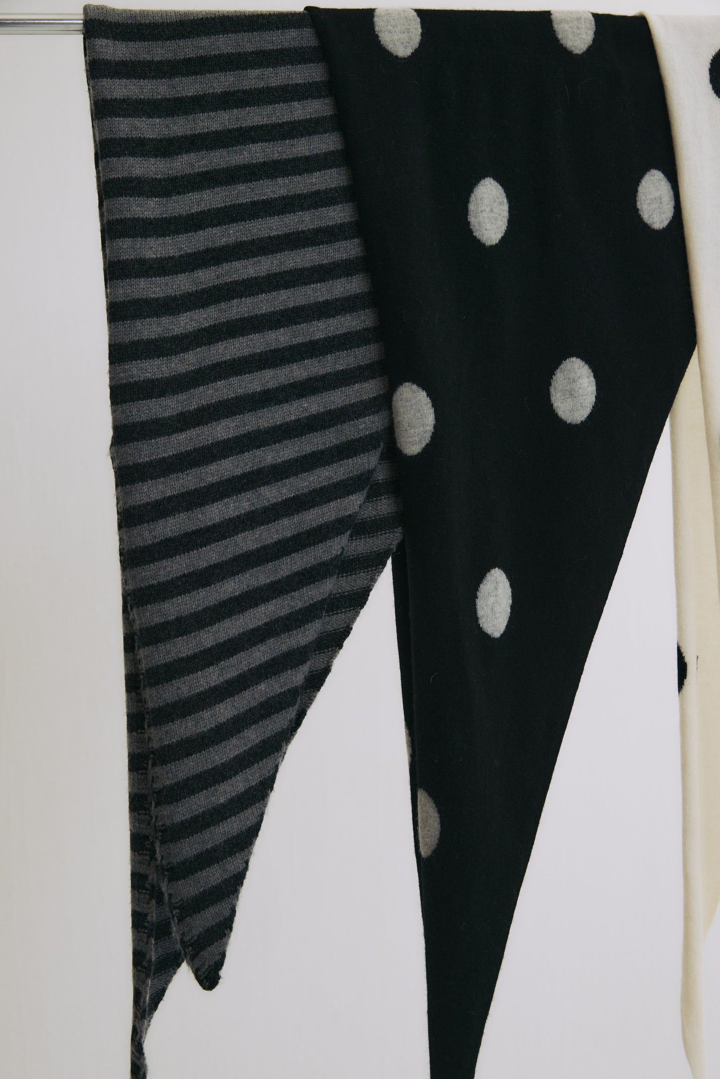 Pop Art Wool Triangle Scarf