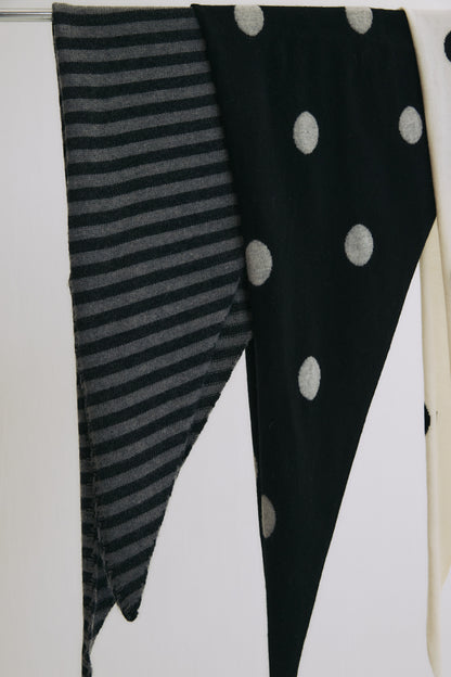 Pop Art Wool Triangle Scarf