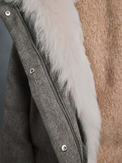 Finland Holiday Wool & Goose Down Parka