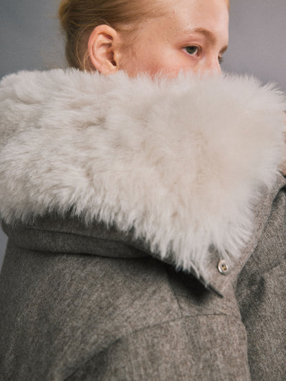 Finland Holiday Wool & Goose Down Parka