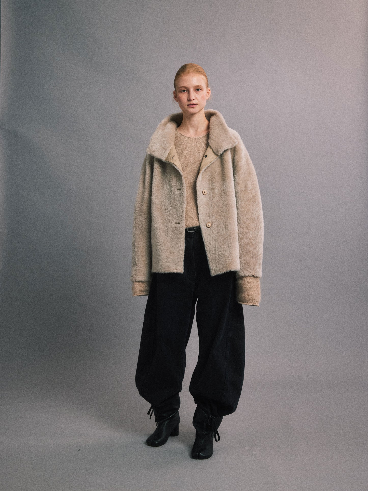 冬日暖陽 高奢皮毛一體外套