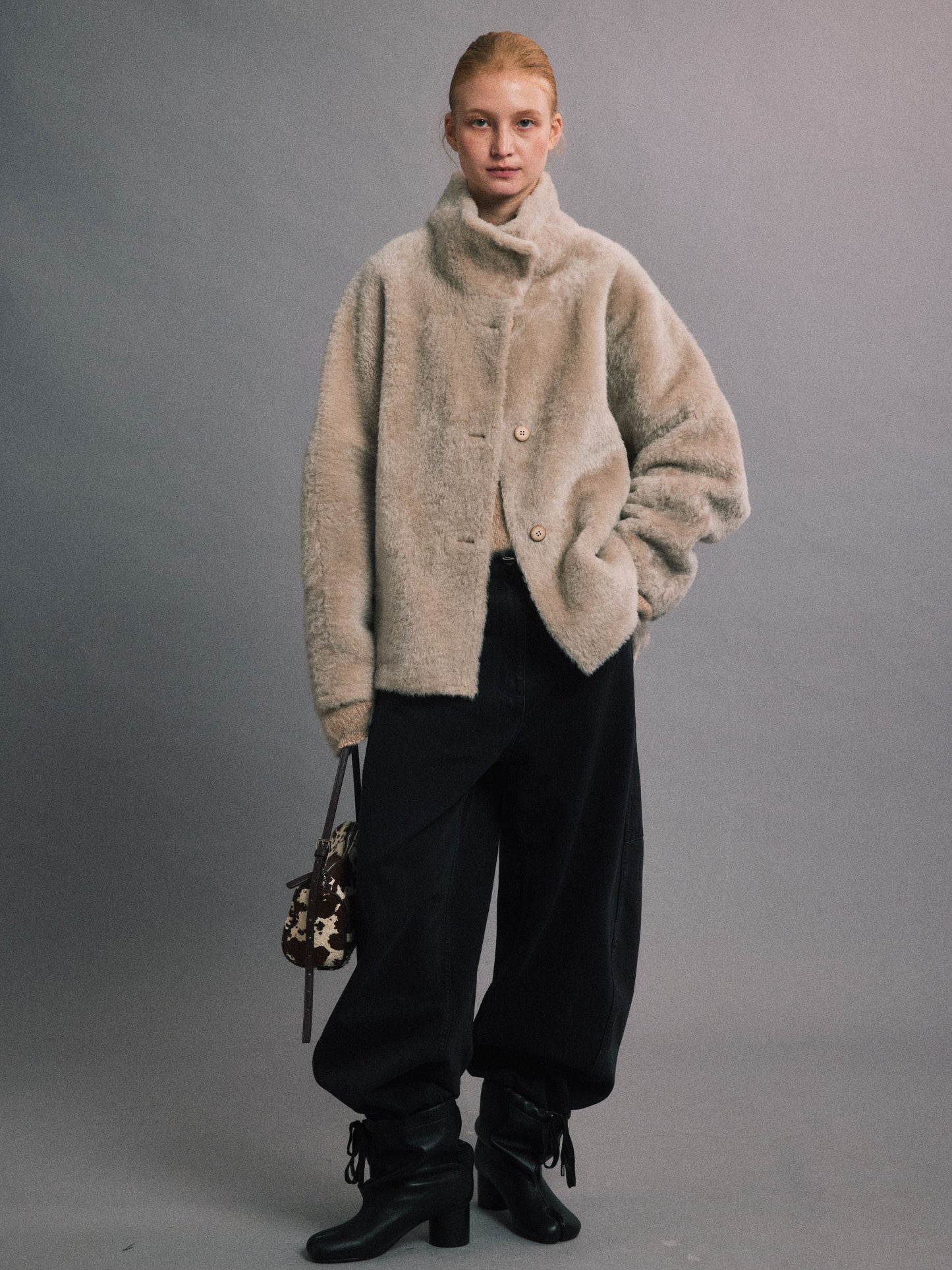 冬日暖陽 高奢皮毛一體外套