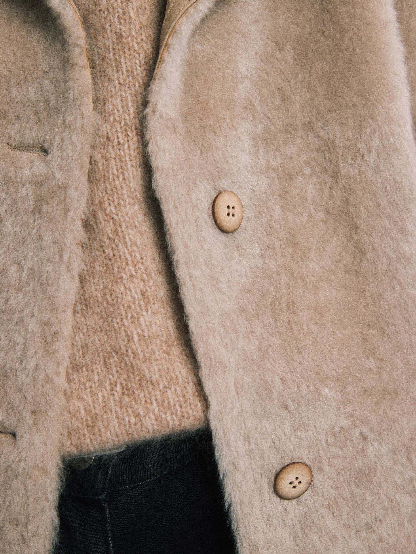 冬日暖陽 高奢皮毛一體外套