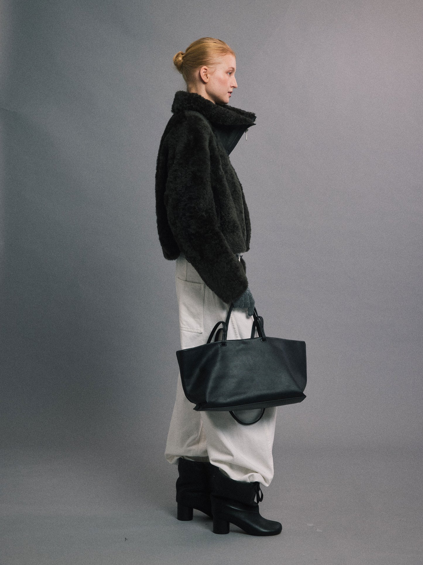 丹麥溫度 皮毛一體外套