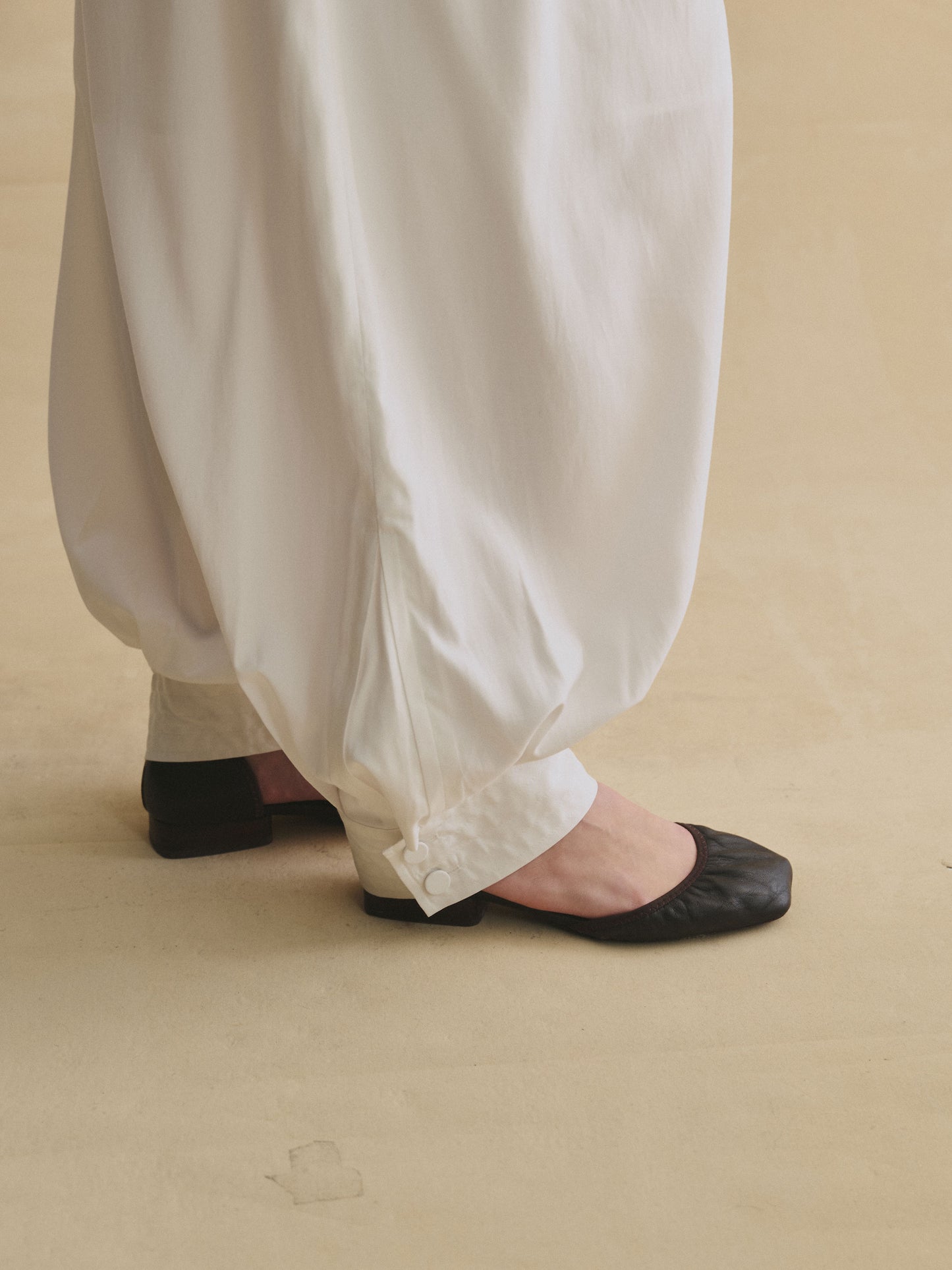 Blanche White Balloon Pants