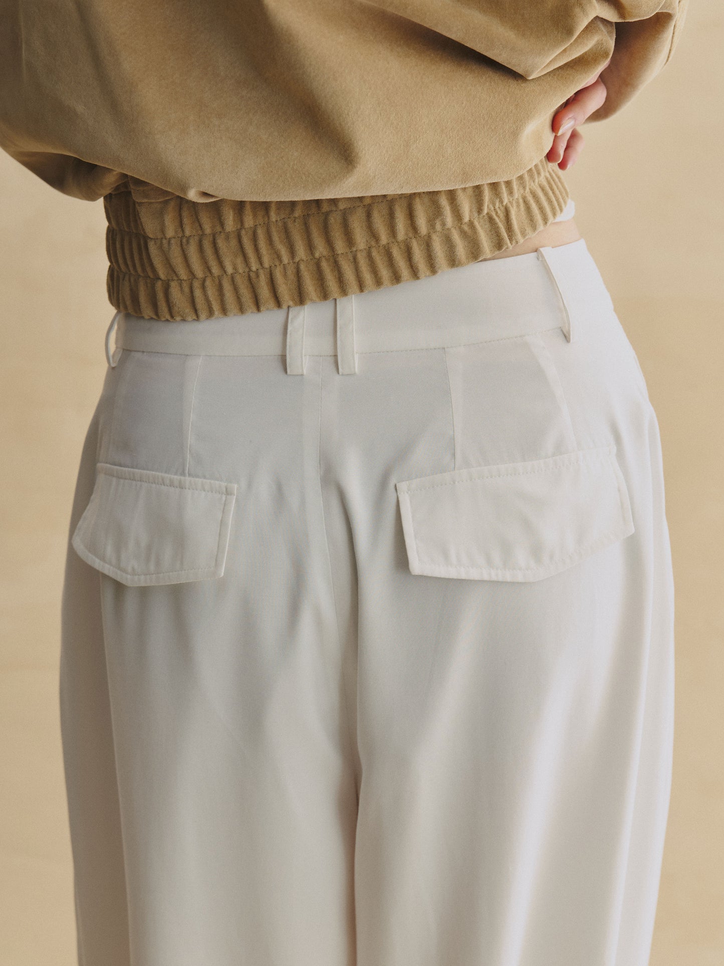 Blanche White Balloon Pants