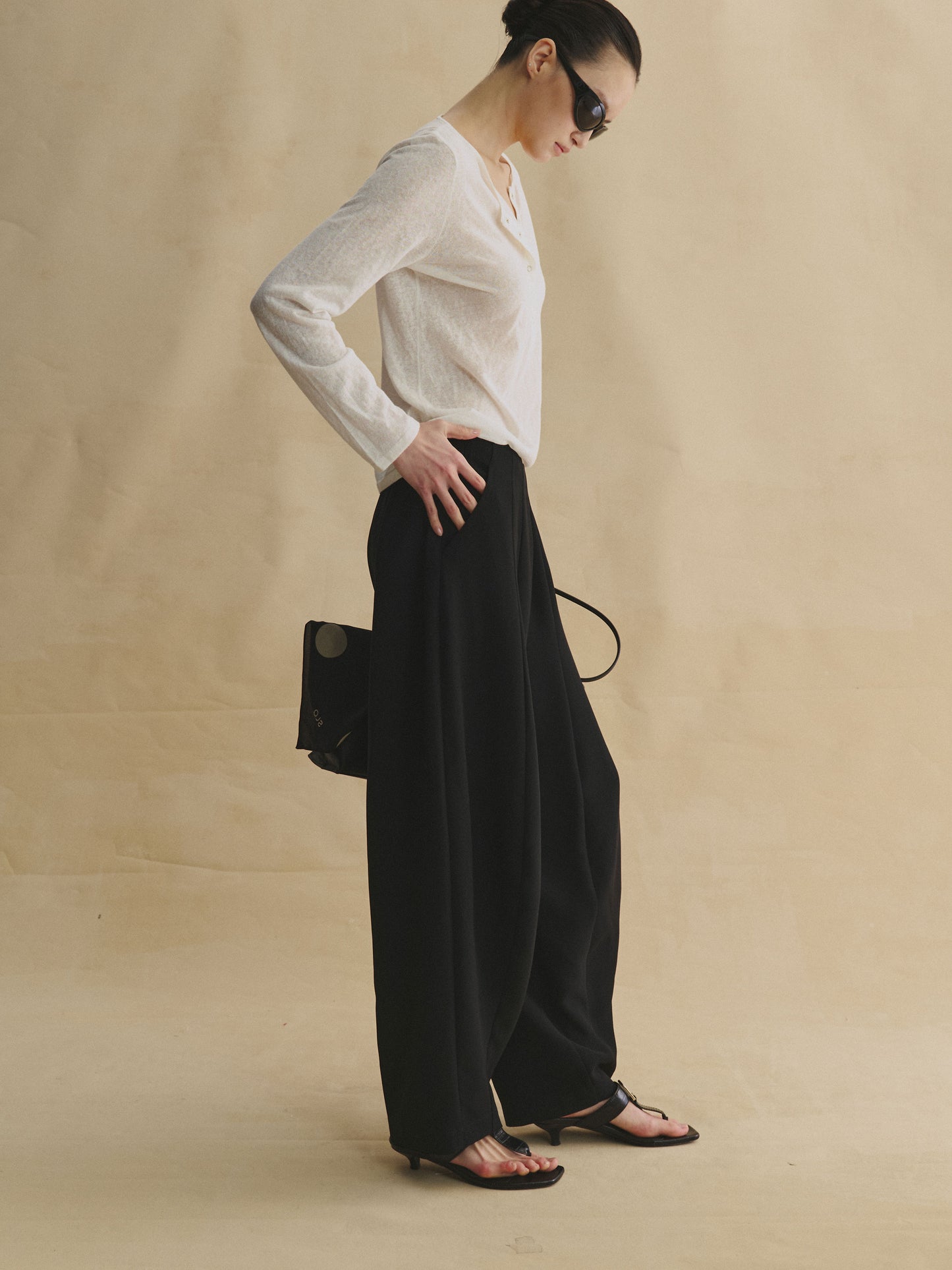 Black Nouveau Balloon Pants