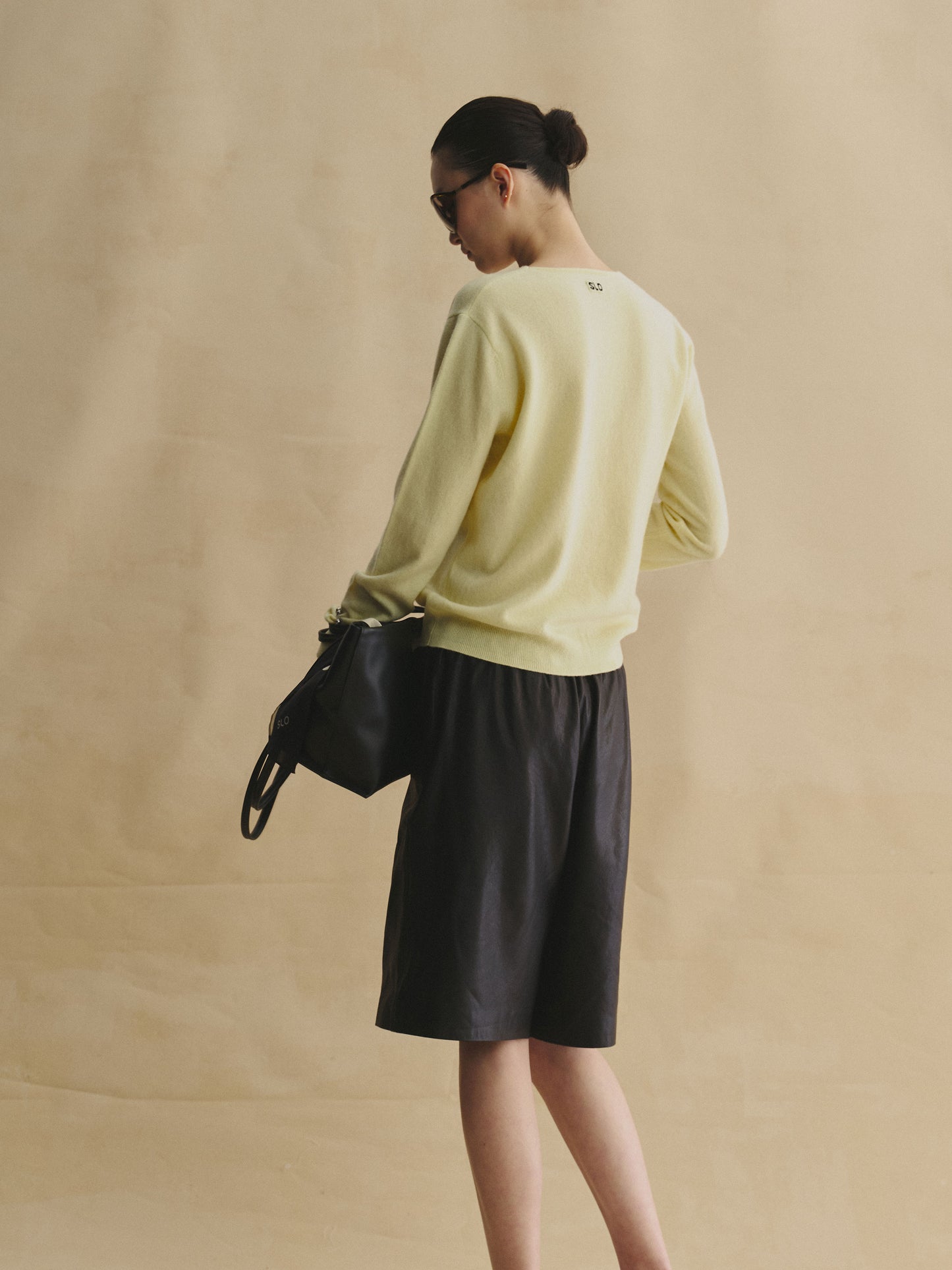 Vegetable-Tanned Leather Bermuda Shorts