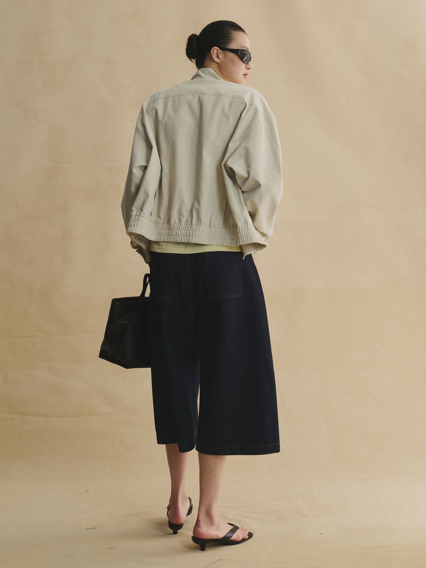 Off-Duty Cropped Denim