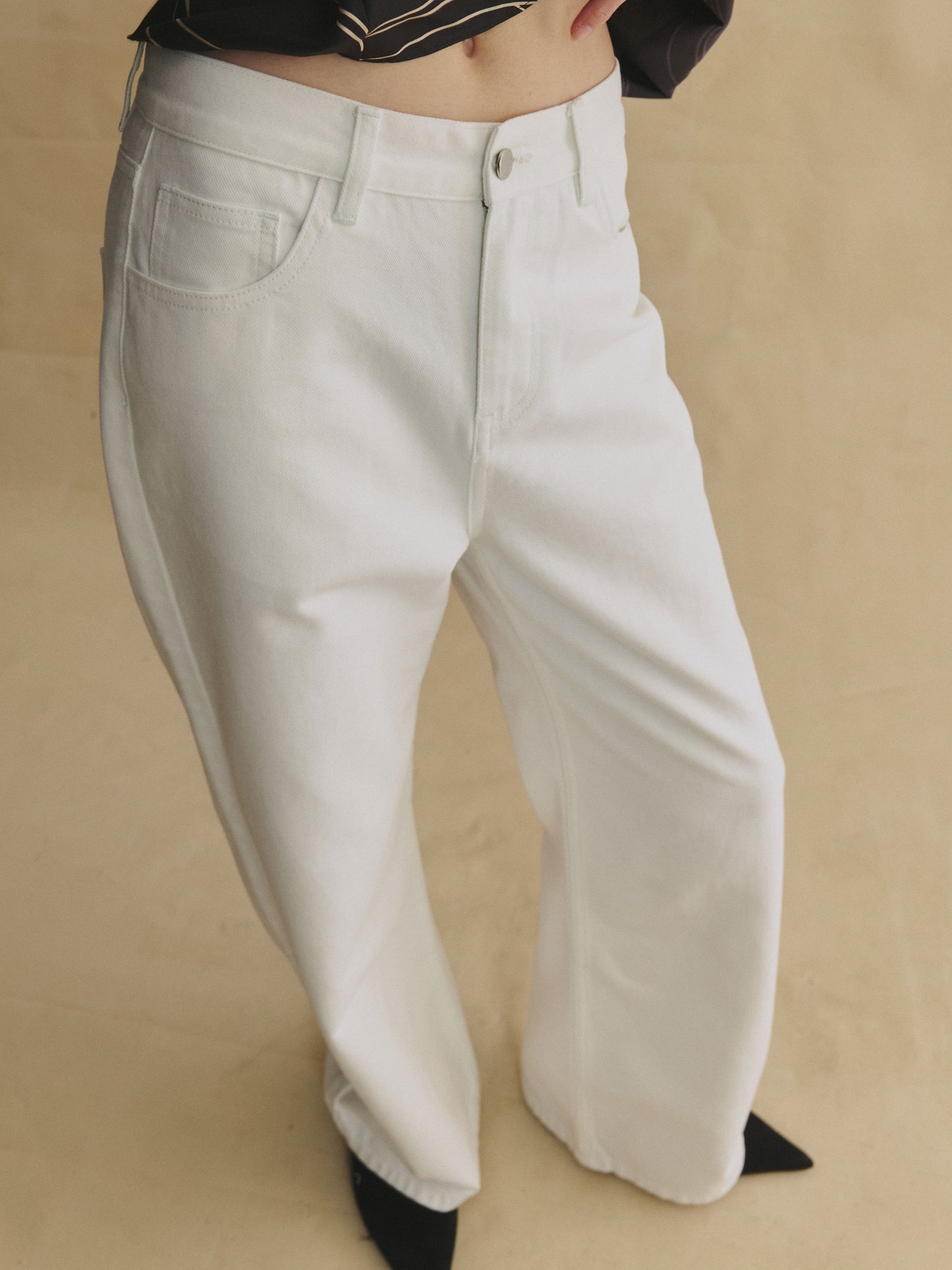 Model Straight-Leg Denim