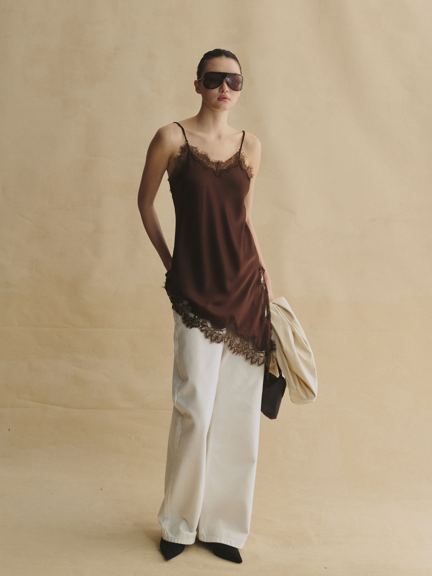 Mocha Affair Silk Camisole