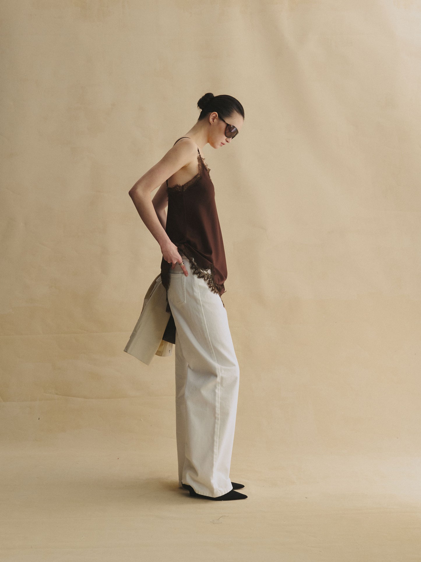 Mocha Affair Silk Camisole